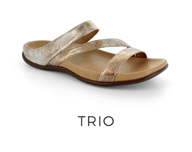 Trio orthotic dress sandals