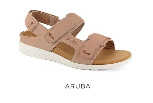 Aruba Strive Footwear Orthotic Sandals with Built-in Arch Support